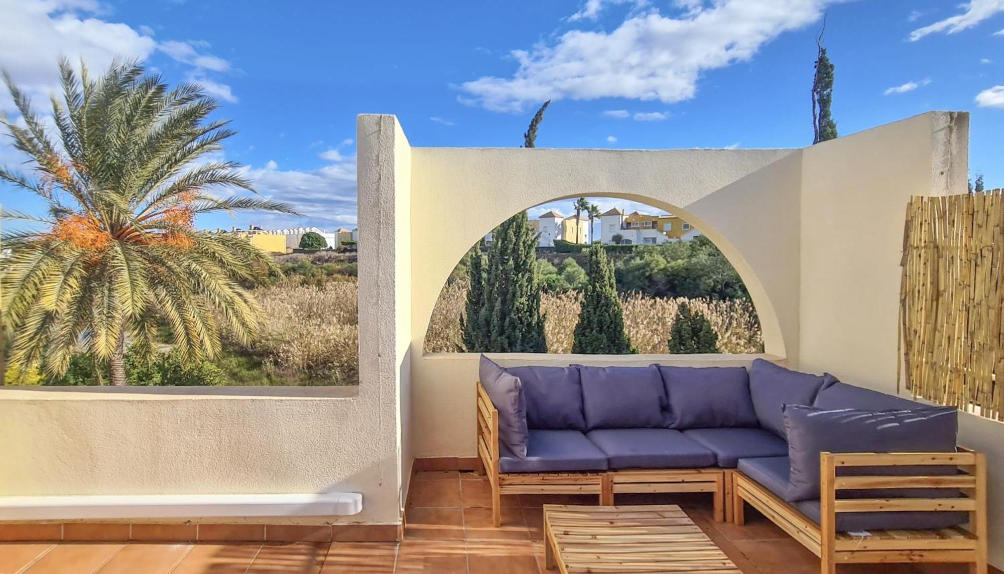 Garden Vistas. Hermoso Duplex Con Patio, Solarium Y Piscina. Vera Exteriör bild